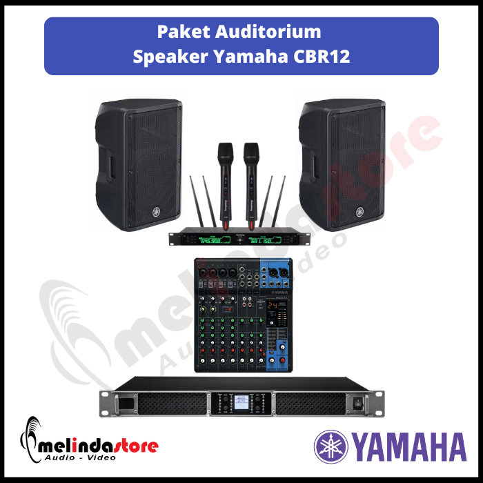 Paket Auditorium Speaker Pasif Yamaha CBR12 - 2 Speaker